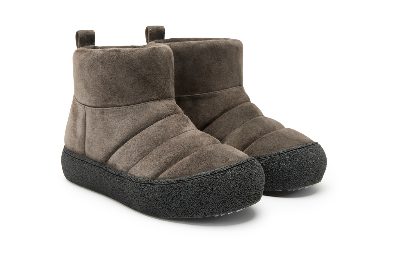 полусапоги 30288AW-1920 темно-серый велюр, фото 2